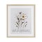 Stupell Industries Pressed Flower Proverb Framed Print Under Glass, design by Lettered and Lined